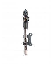 Oxford Airflow Strike Alloy Mini Pump with Gauge at JTS Biker Clothing